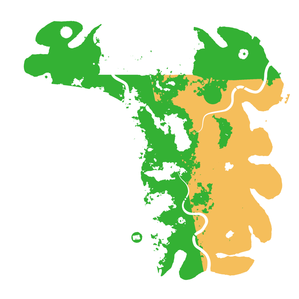 Biome Rust Map: Procedural Map, Size: 4500, Seed: 961146847