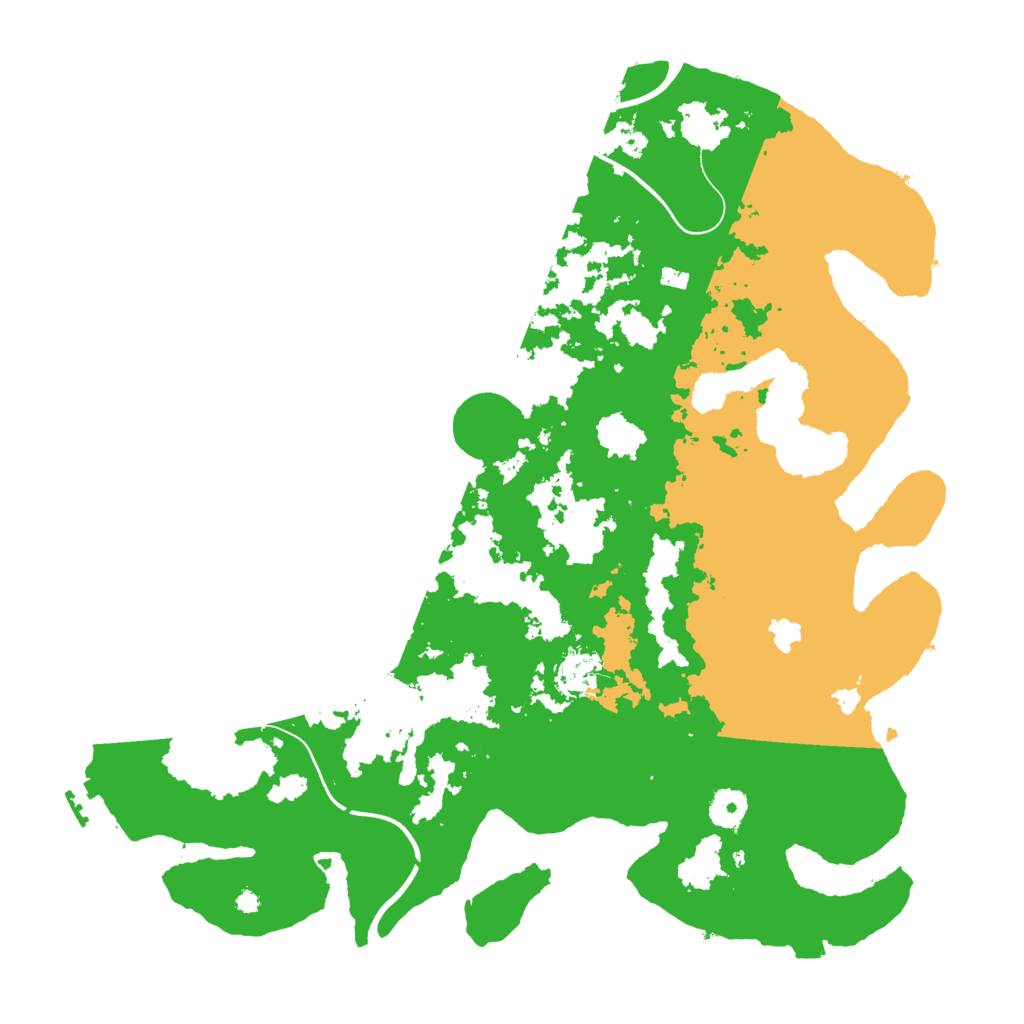 Biome Rust Map: Procedural Map, Size: 4000, Seed: 69164867