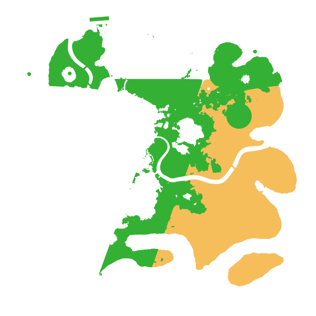 Biome Rust Map: Procedural Map, Size: 3300, Seed: 2013469037