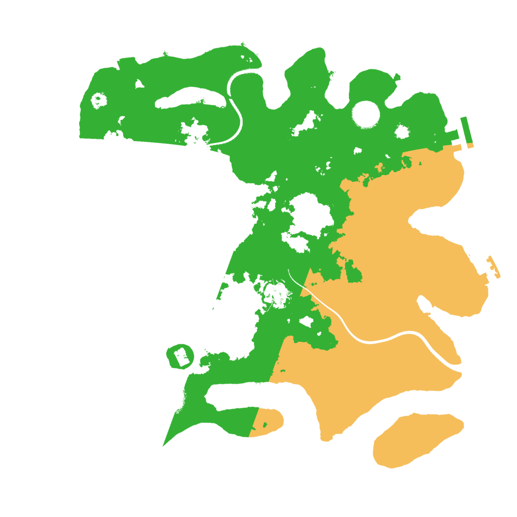 Biome Rust Map: Procedural Map, Size: 3300, Seed: 2013469037