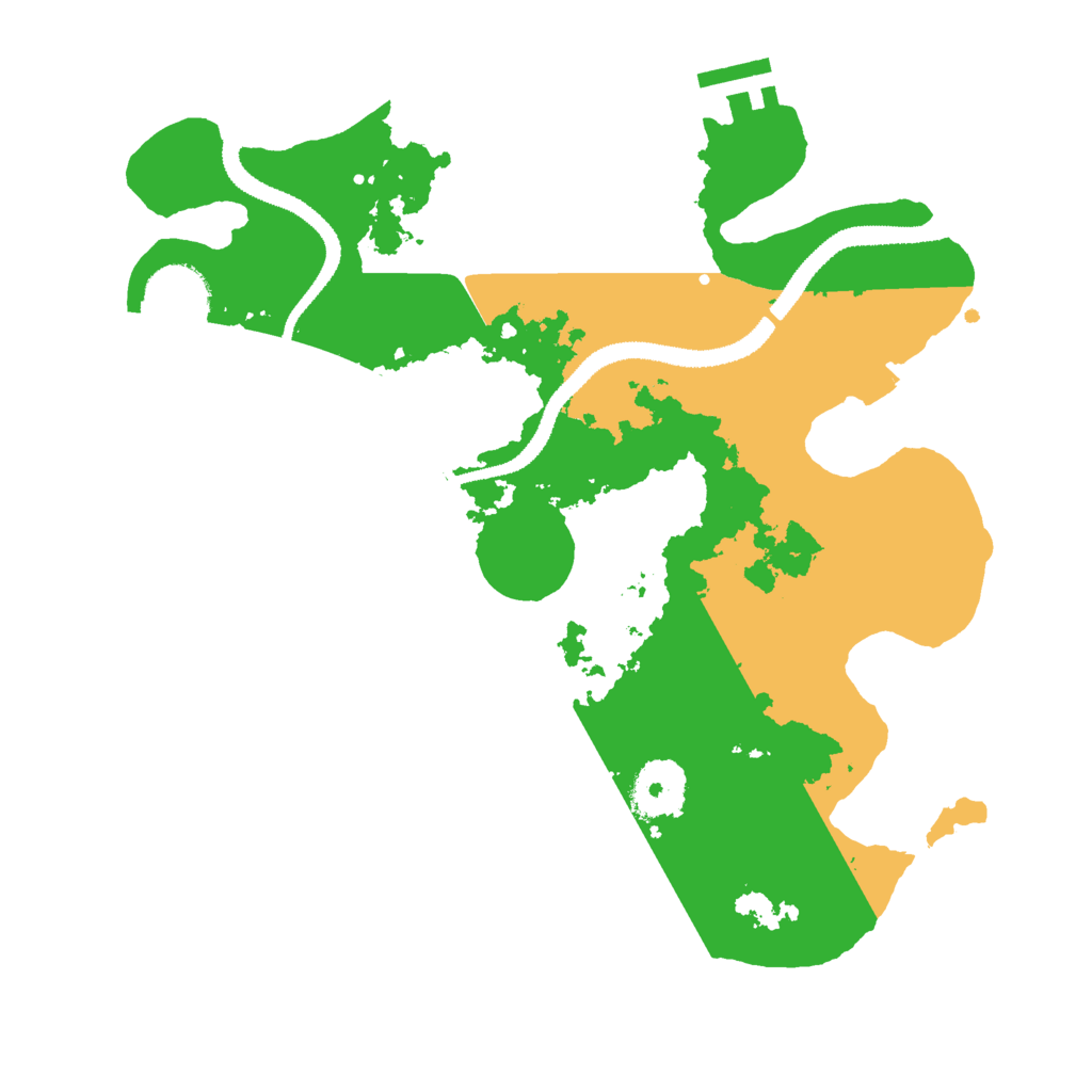 Biome Rust Map: Procedural Map, Size: 3000, Seed: 32424