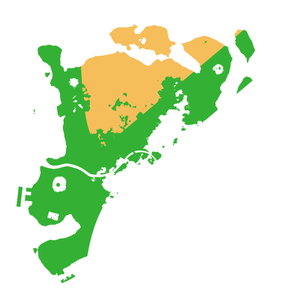 Biome Rust Map: Procedural Map, Size: 3000, Seed: 30345