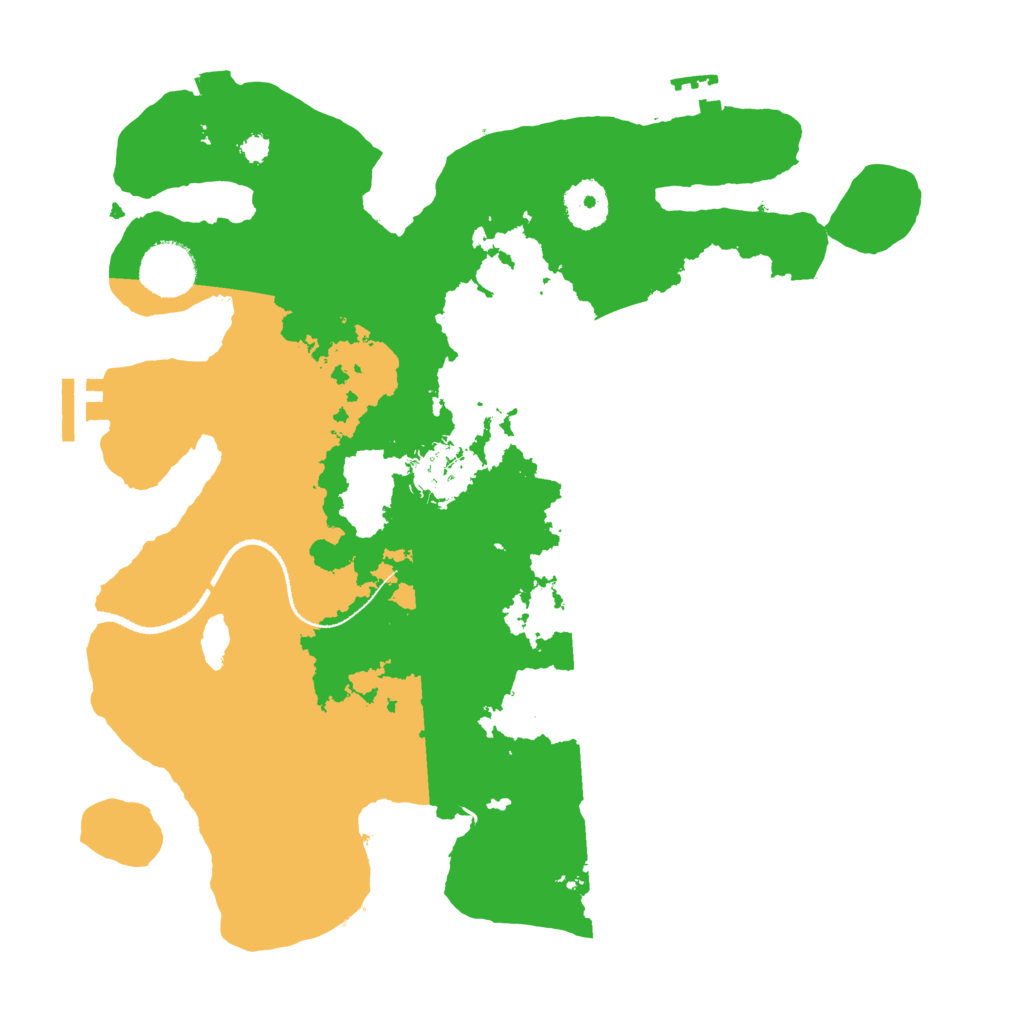 Biome Rust Map: Procedural Map, Size: 3300, Seed: 1299276712