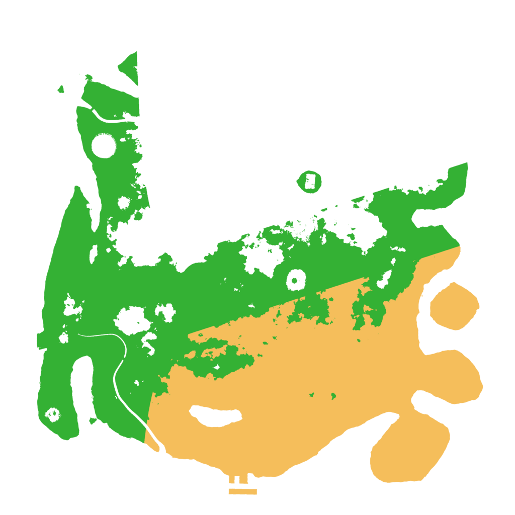 Biome Rust Map: Procedural Map, Size: 3700, Seed: 1773214006