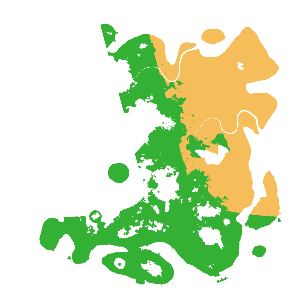 Biome Rust Map: Procedural Map, Size: 4000, Seed: 615314621