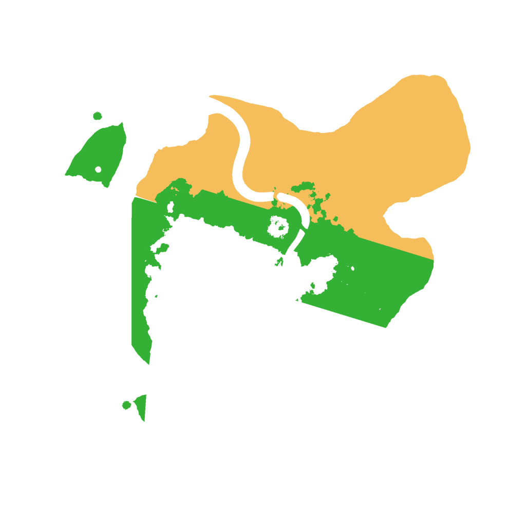 Biome Rust Map: Procedural Map, Size: 2500, Seed: 361105026