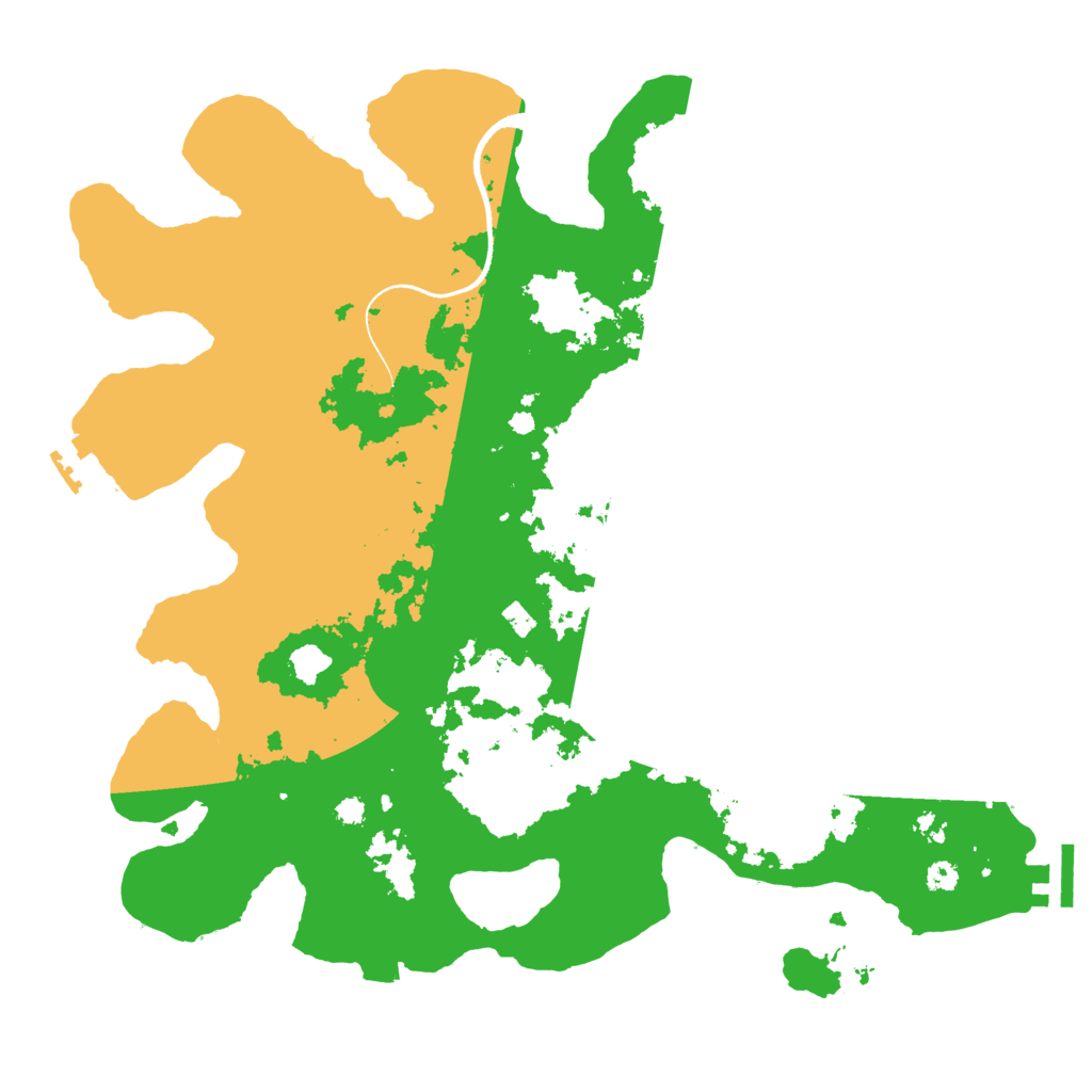 Biome Rust Map: Procedural Map, Size: 3500, Seed: 8071109