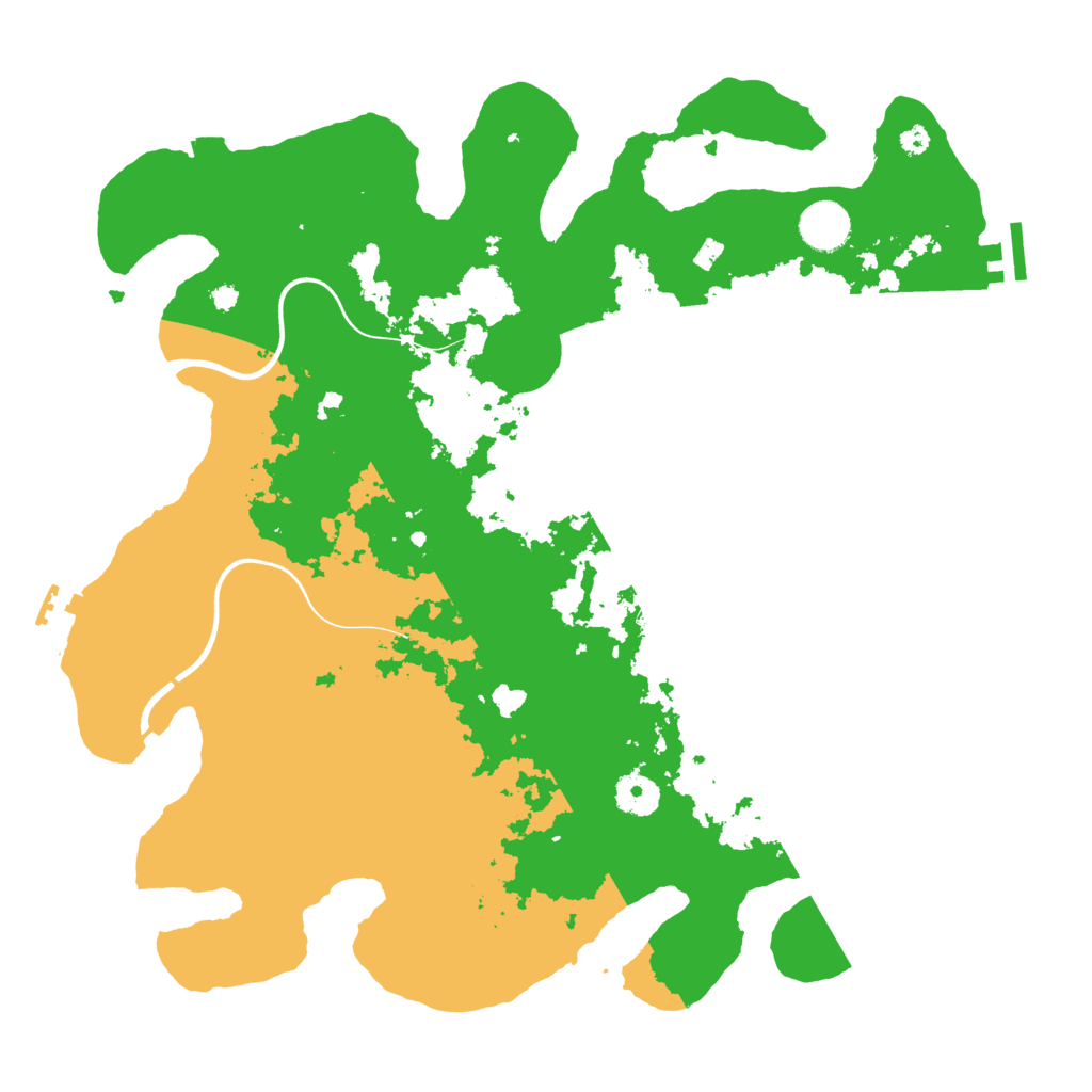 Biome Rust Map: Procedural Map, Size: 3800, Seed: 853645228