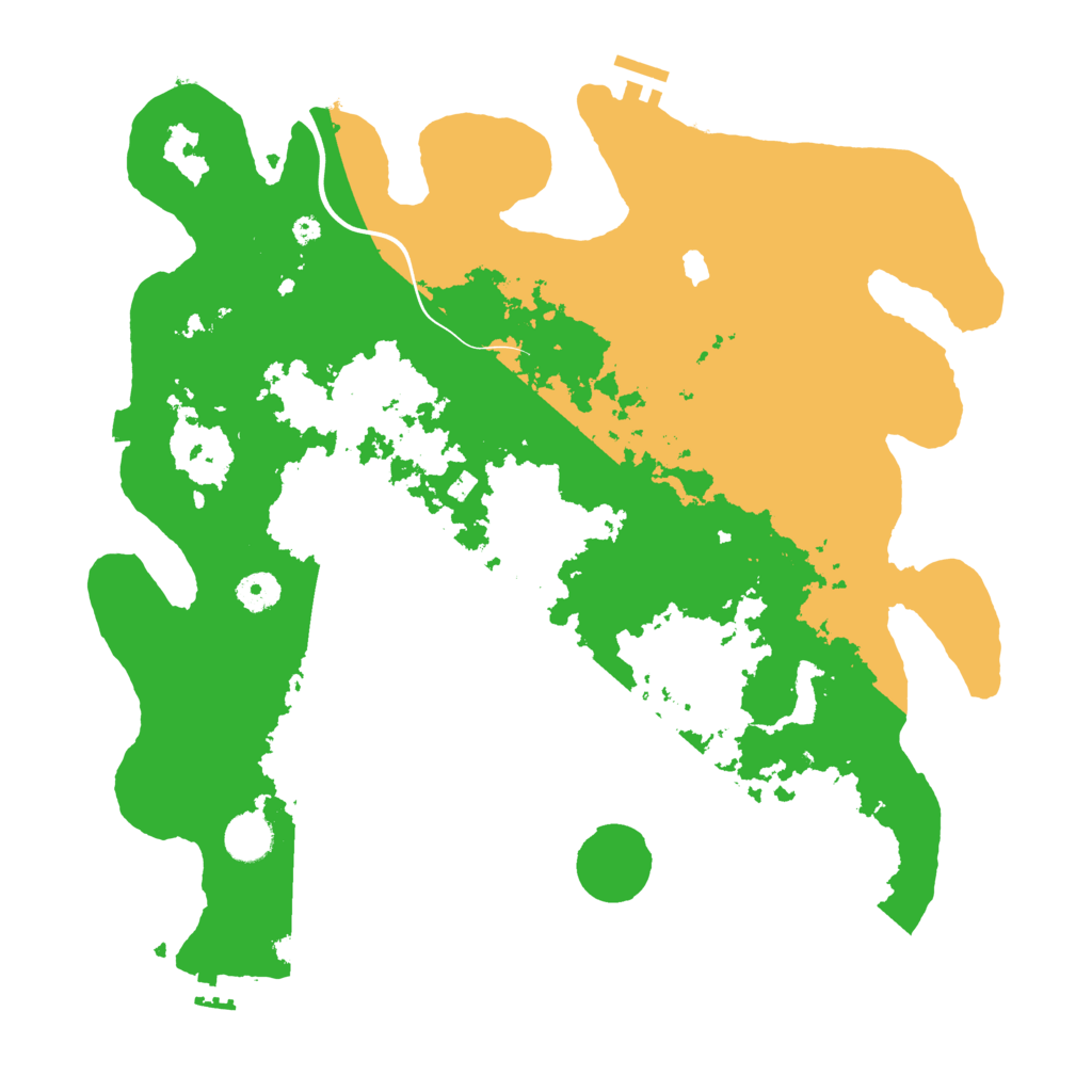 Biome Rust Map: Procedural Map, Size: 4000, Seed: 111561