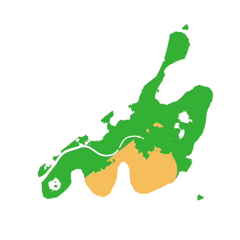 Biome Rust Map: Procedural Map, Size: 2000, Seed: 4628172