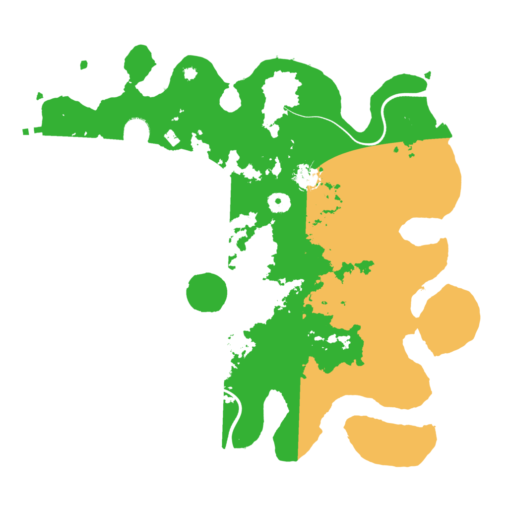 Biome Rust Map: Procedural Map, Size: 3500, Seed: 850752051