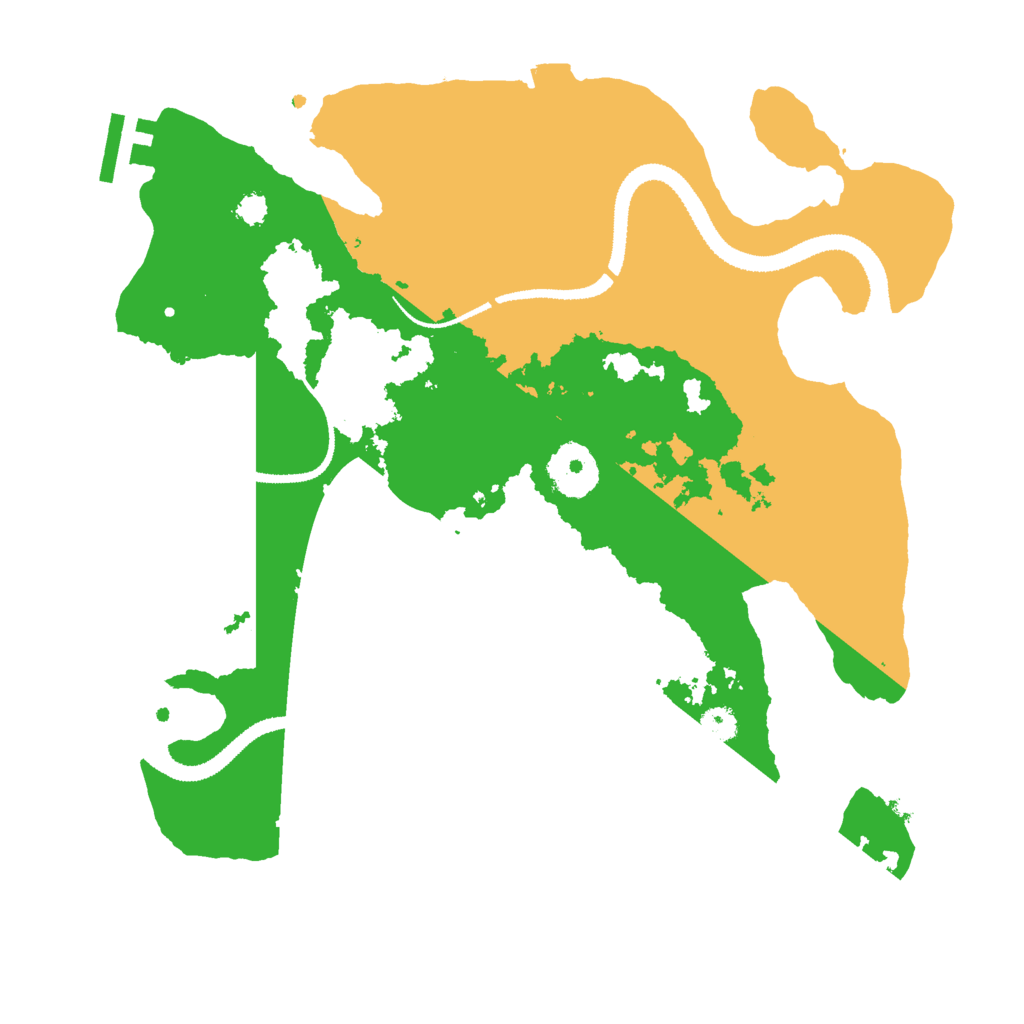 Biome Rust Map: Procedural Map, Size: 3000, Seed: 64344