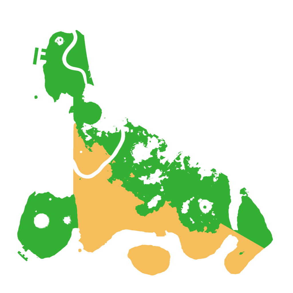 Biome Rust Map: Procedural Map, Size: 3500, Seed: 68359731