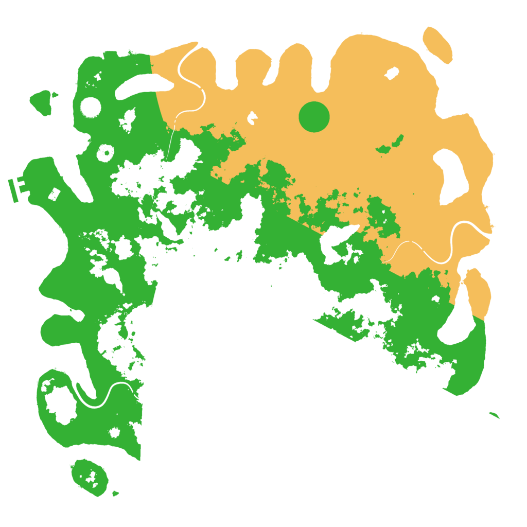 Biome Rust Map: Procedural Map, Size: 4500, Seed: 17644882