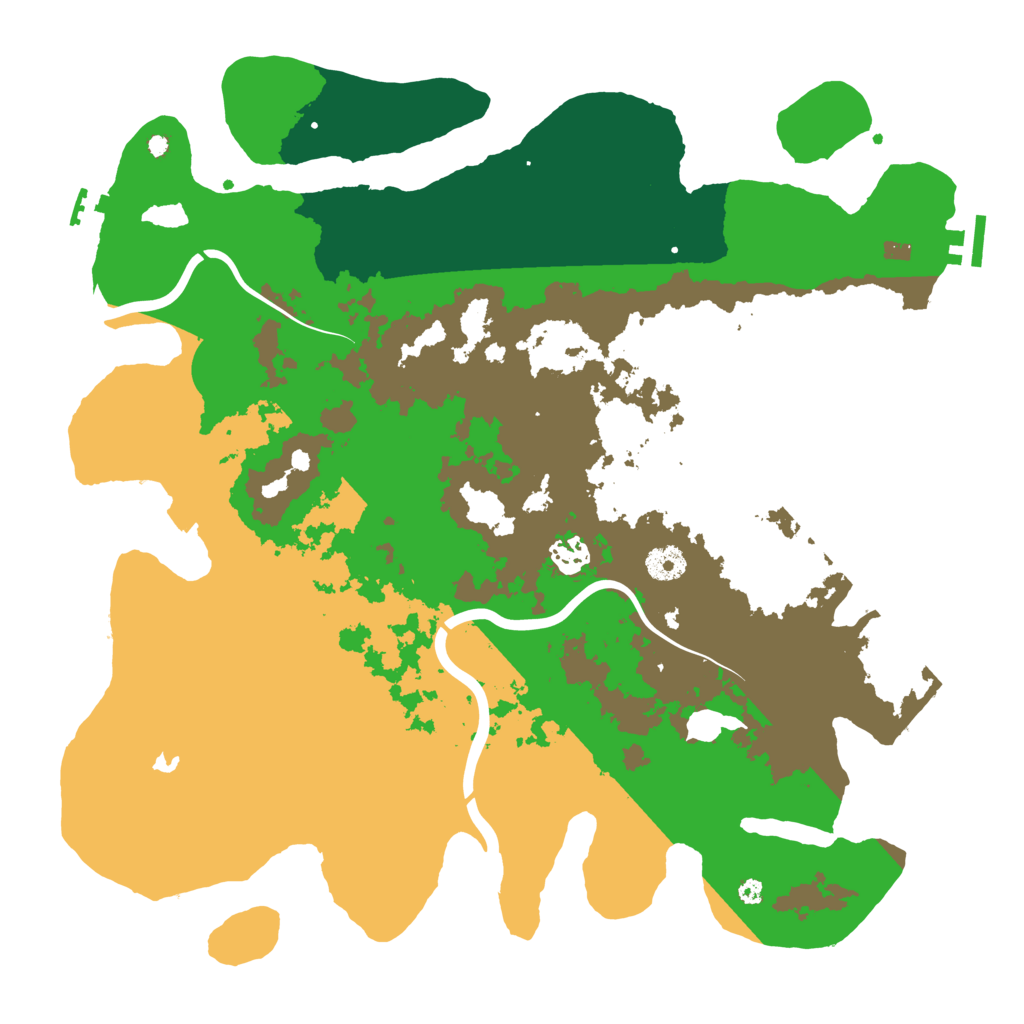Biome Rust Map: Procedural Map, Size: 4000, Seed: 531486067