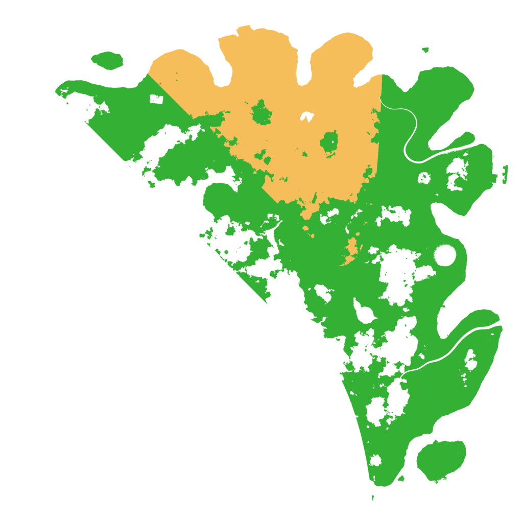 Biome Rust Map: Procedural Map, Size: 4250, Seed: 52254