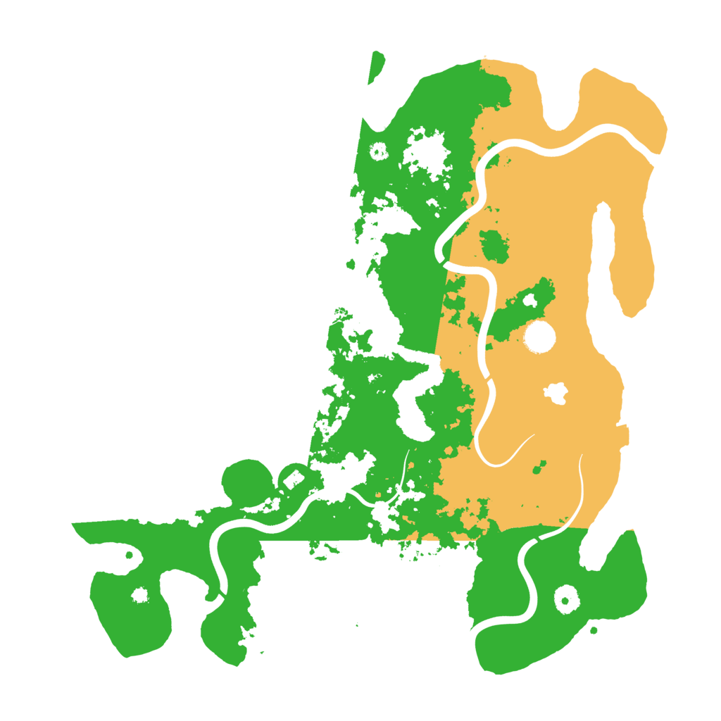 Biome Rust Map: Procedural Map, Size: 4000, Seed: 45587335