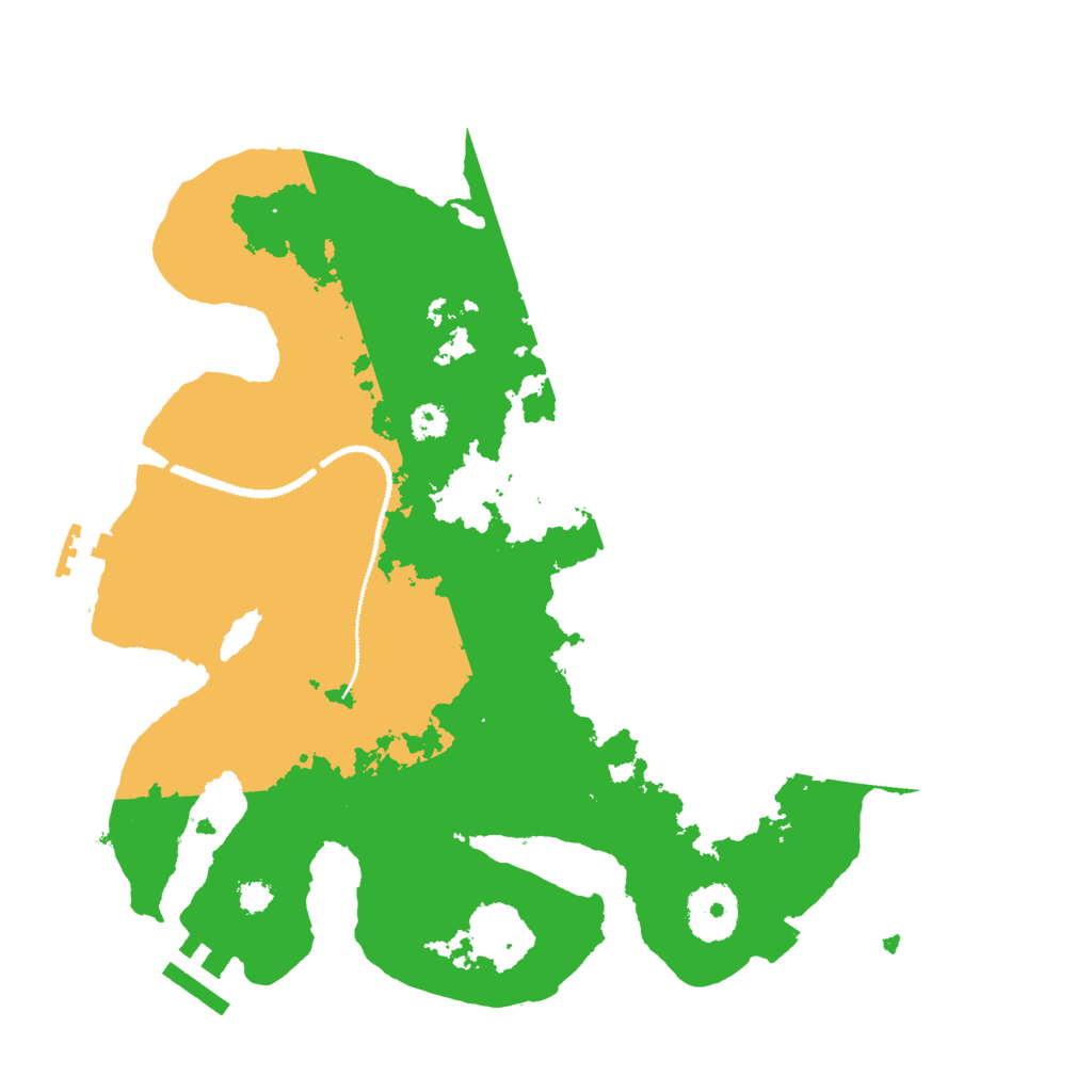 Biome Rust Map: Procedural Map, Size: 3000, Seed: 1640516