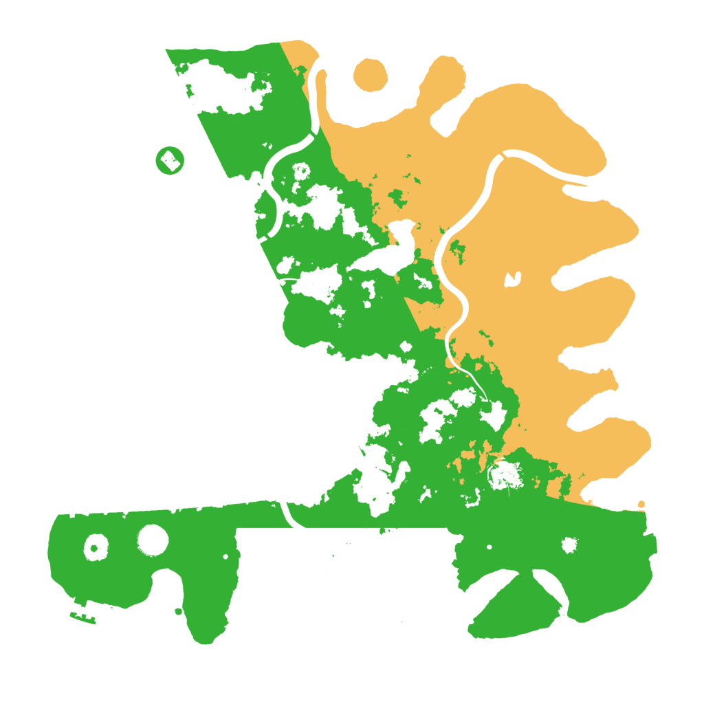 Biome Rust Map: Procedural Map, Size: 4000, Seed: 37678