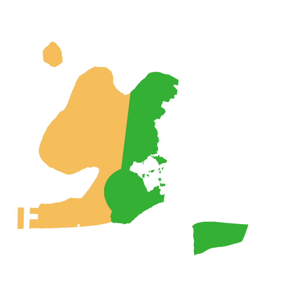 Biome Rust Map: Procedural Map, Size: 2000, Seed: 392272725