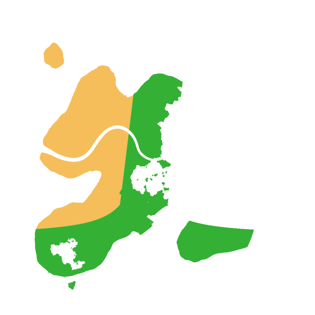 Biome Rust Map: Procedural Map, Size: 2000, Seed: 392272725