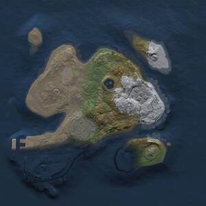 Thumbnail Rust Map: Procedural Map, Size: 2000, Seed: 392272725, 4 Monuments