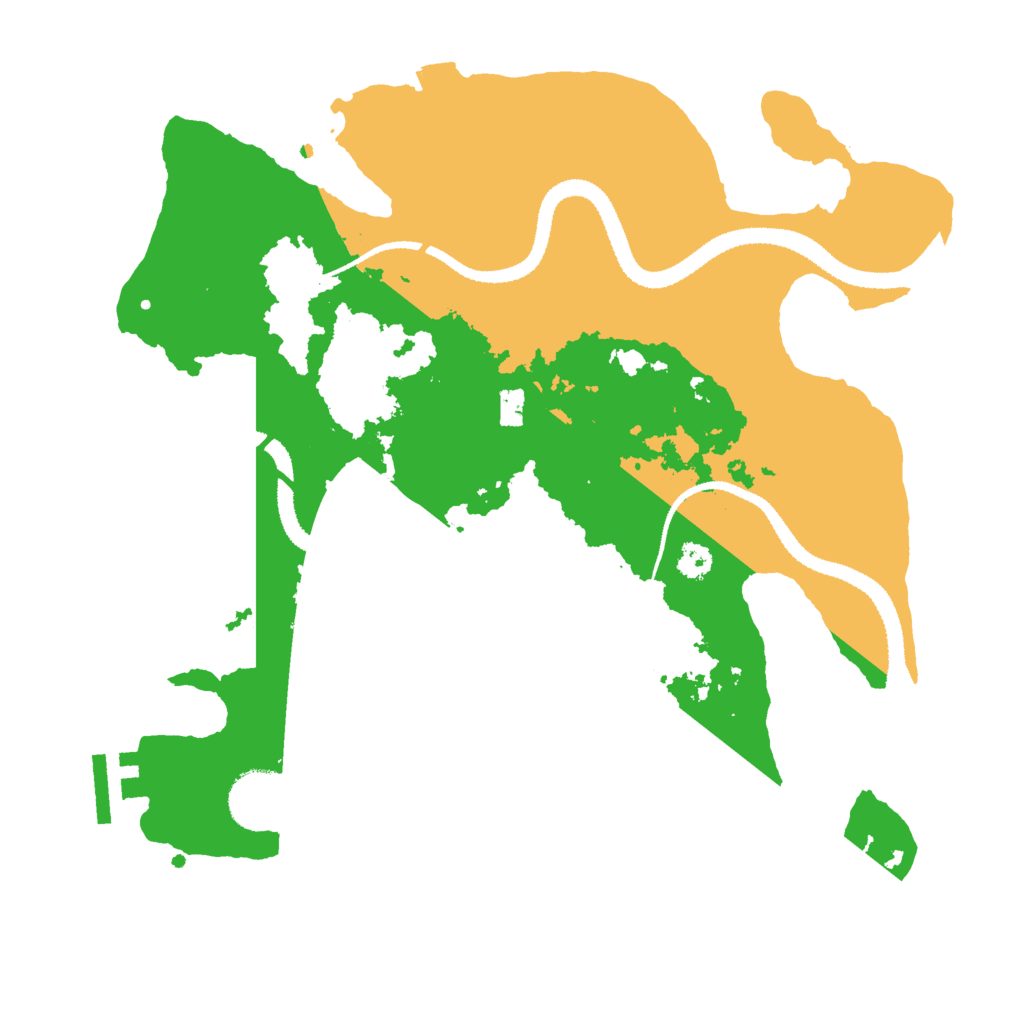 Biome Rust Map: Procedural Map, Size: 2977, Seed: 64344