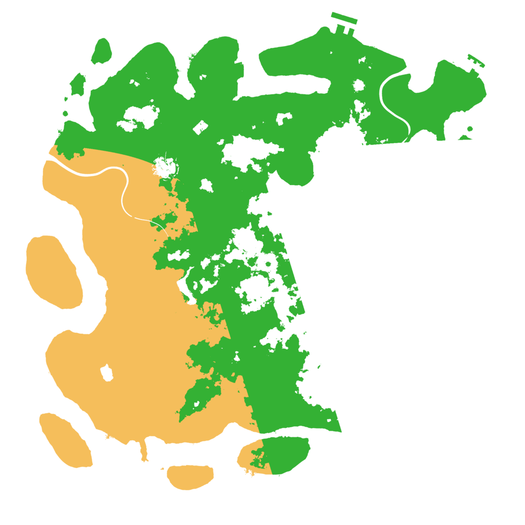 Biome Rust Map: Procedural Map, Size: 4000, Seed: 50007