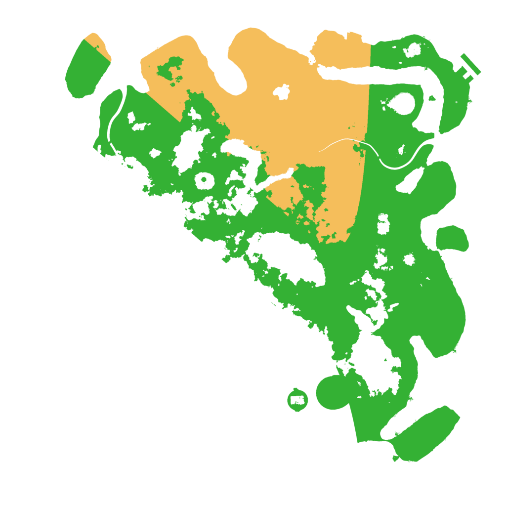 Biome Rust Map: Procedural Map, Size: 4000, Seed: 45918
