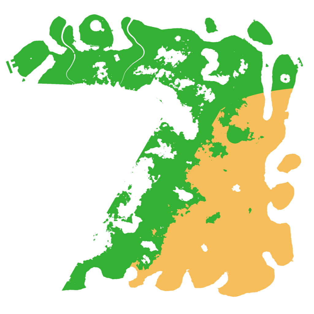 Biome Rust Map: Procedural Map, Size: 5000, Seed: 1218619964