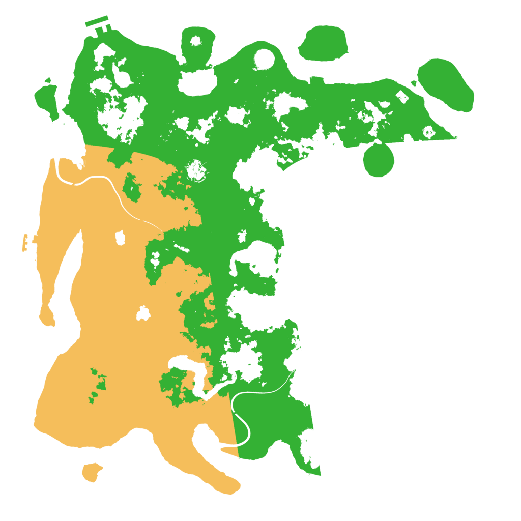 Biome Rust Map: Procedural Map, Size: 4500, Seed: 31259204