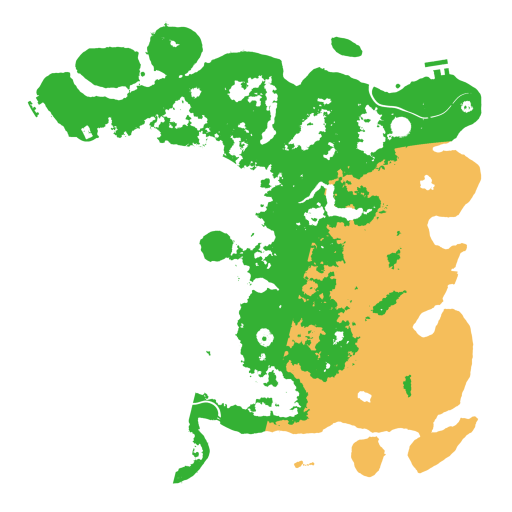 Biome Rust Map: Procedural Map, Size: 4500, Seed: 864943197