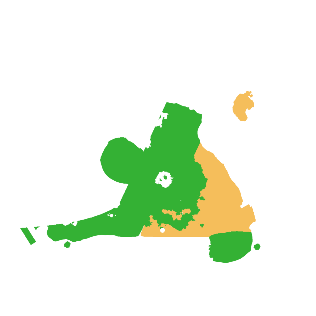 Biome Rust Map: Procedural Map, Size: 2000, Seed: 54677