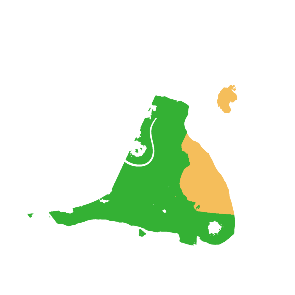 Biome Rust Map: Procedural Map, Size: 2000, Seed: 54677