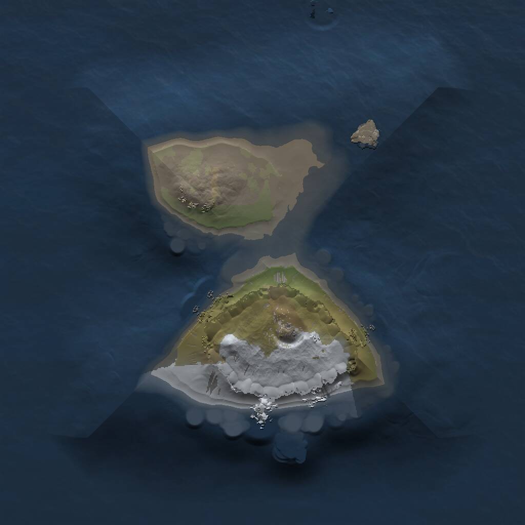 Rust Map: Procedural Map, Size: 1000, Seed: 1635107559, 1 Monuments