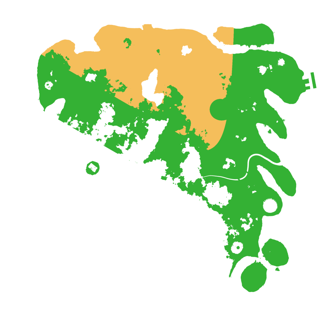Biome Rust Map: Procedural Map, Size: 4000, Seed: 27614