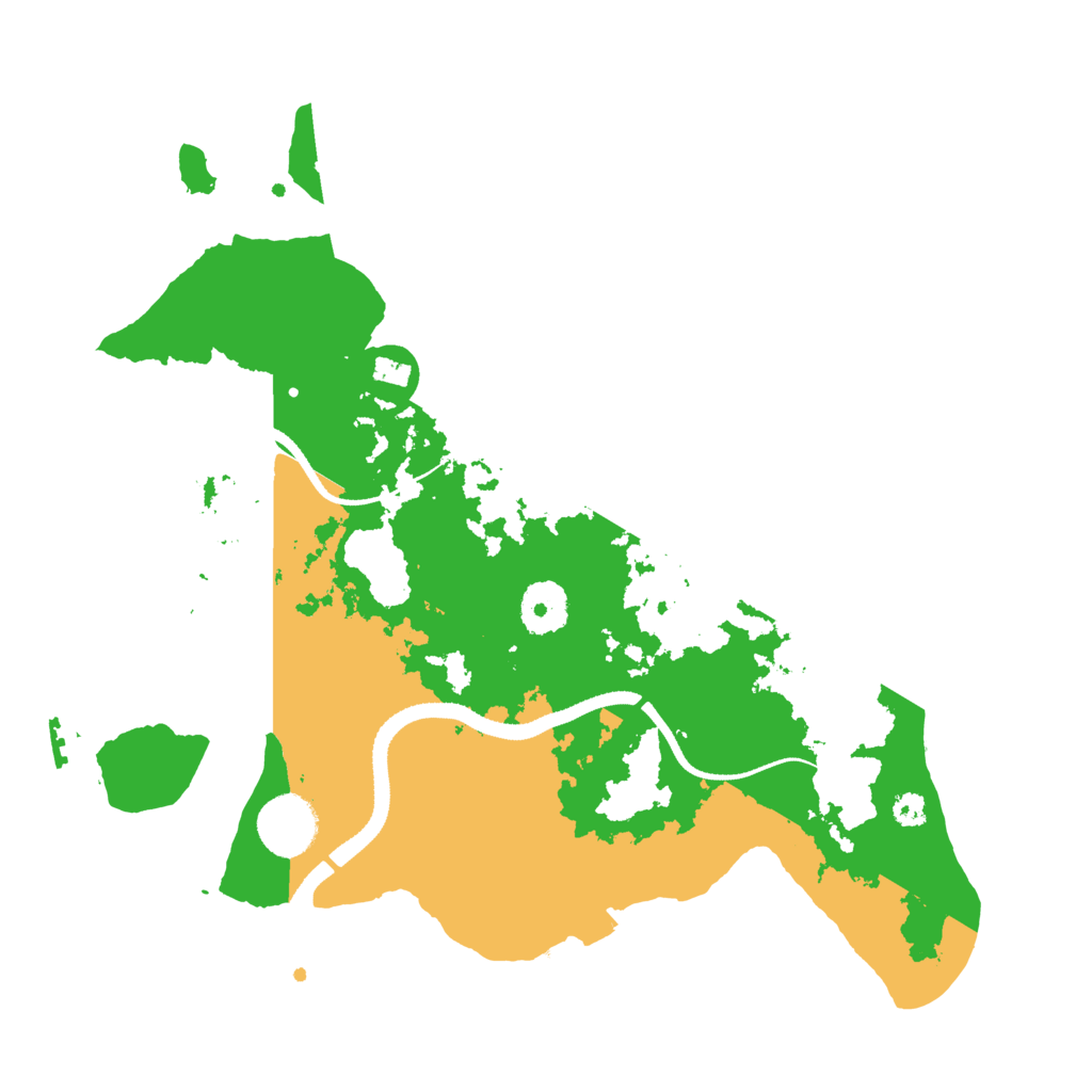 Biome Rust Map: Procedural Map, Size: 3250, Seed: 1961706217