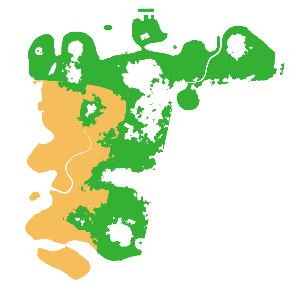 Biome Rust Map: Procedural Map, Size: 3750, Seed: 25738