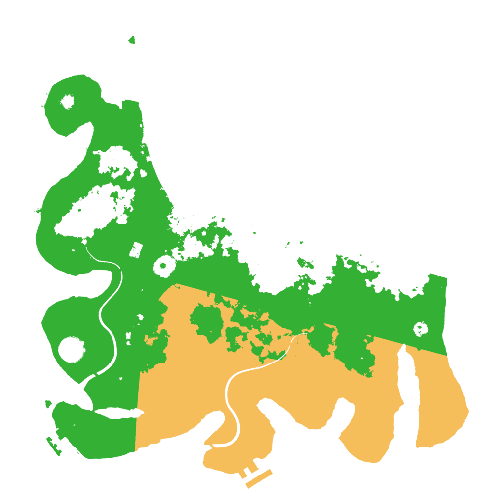 Biome Rust Map: Procedural Map, Size: 3500, Seed: 83406849