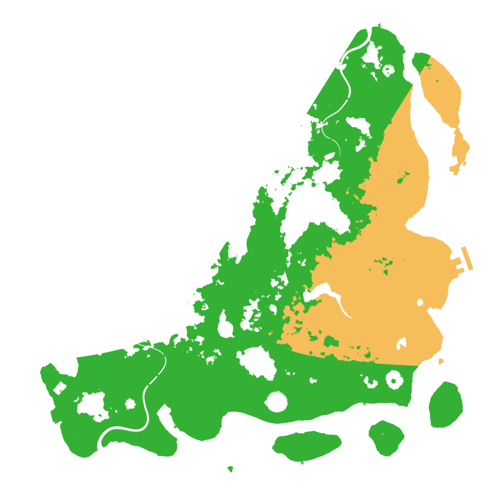 Biome Rust Map: Procedural Map, Size: 4250, Seed: 784528