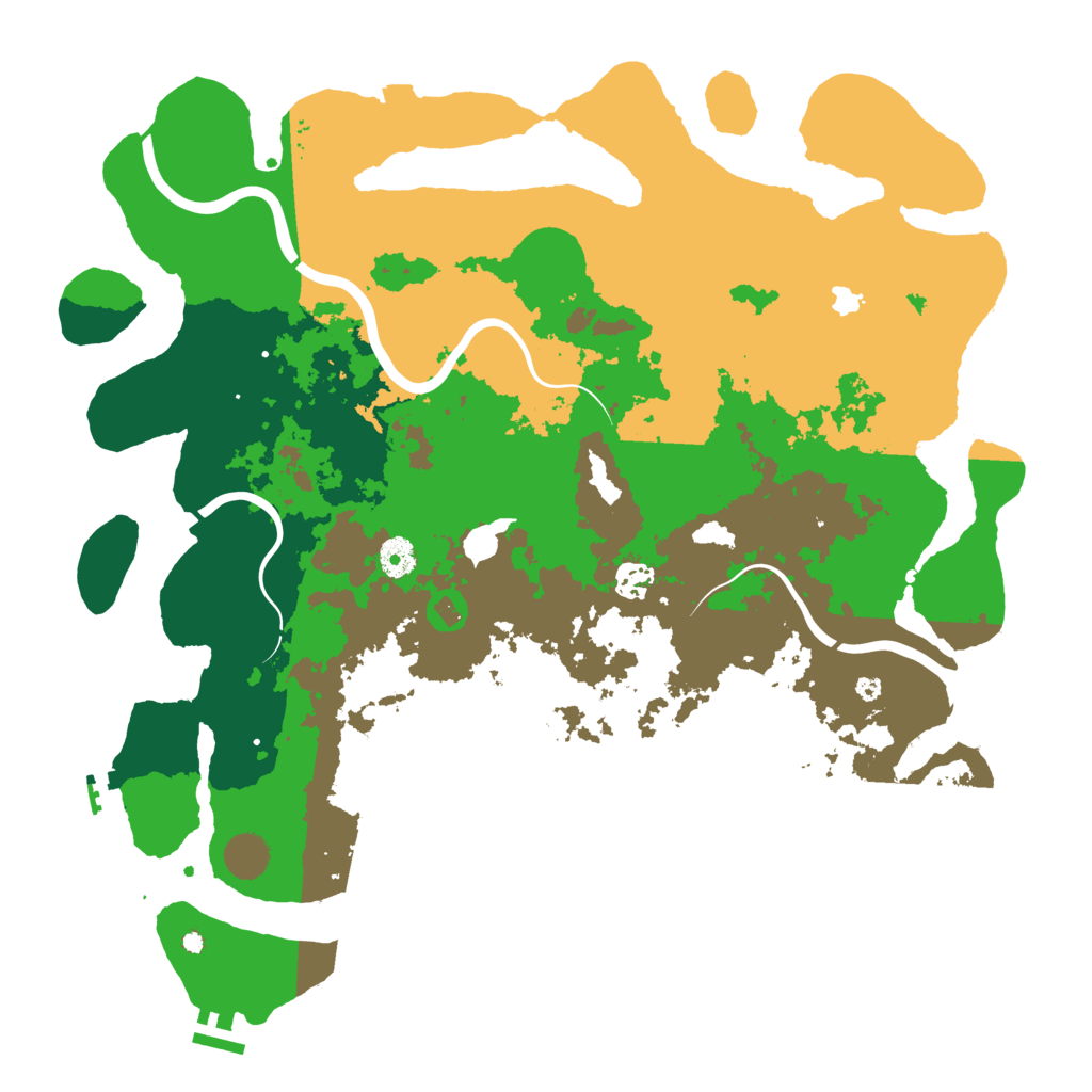 Biome Rust Map: Procedural Map, Size: 4200, Seed: 1841940621