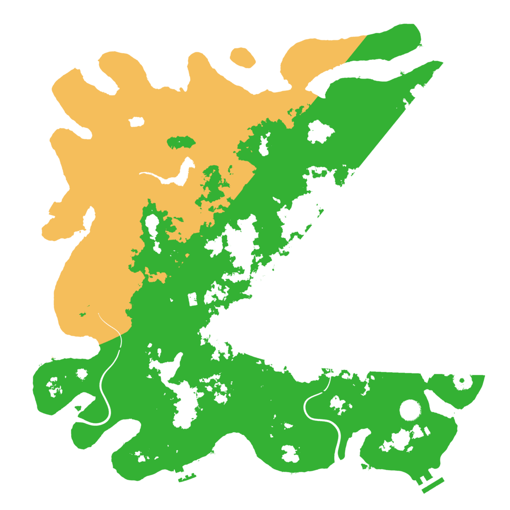 Biome Rust Map: Procedural Map, Size: 4250, Seed: 853512975