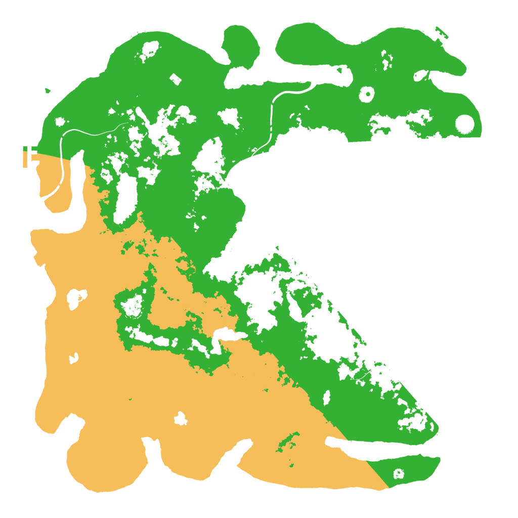 Biome Rust Map: Procedural Map, Size: 4850, Seed: 709608888