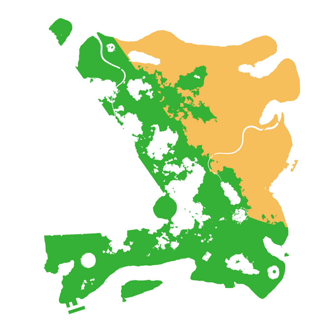 Biome Rust Map: Procedural Map, Size: 3800, Seed: 5735235
