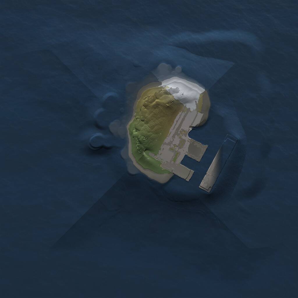 Rust Map: Procedural Map, Size: 1000, Seed: 192407940, 2 Monuments