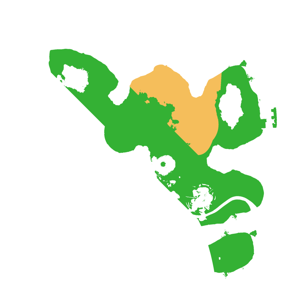 Biome Rust Map: Procedural Map, Size: 2300, Seed: 578328007