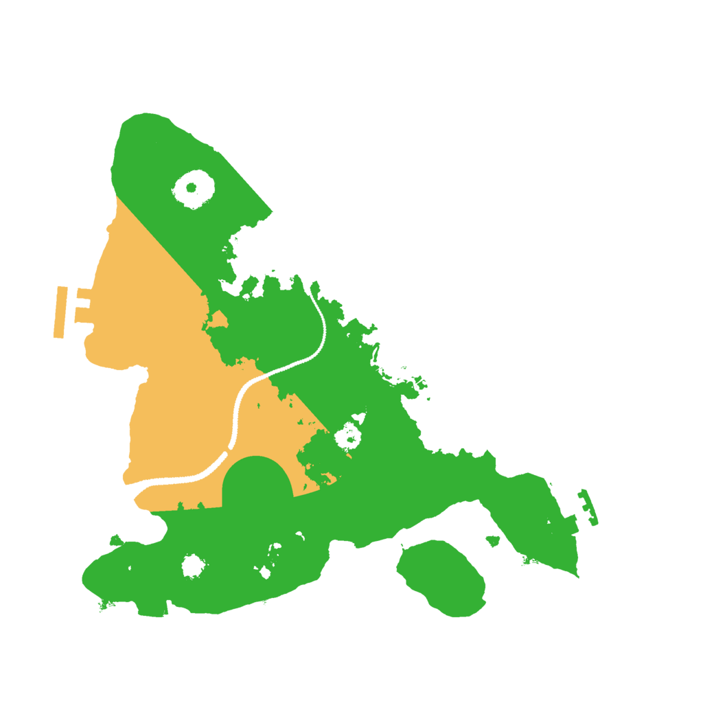 Biome Rust Map: Procedural Map, Size: 2750, Seed: 5000