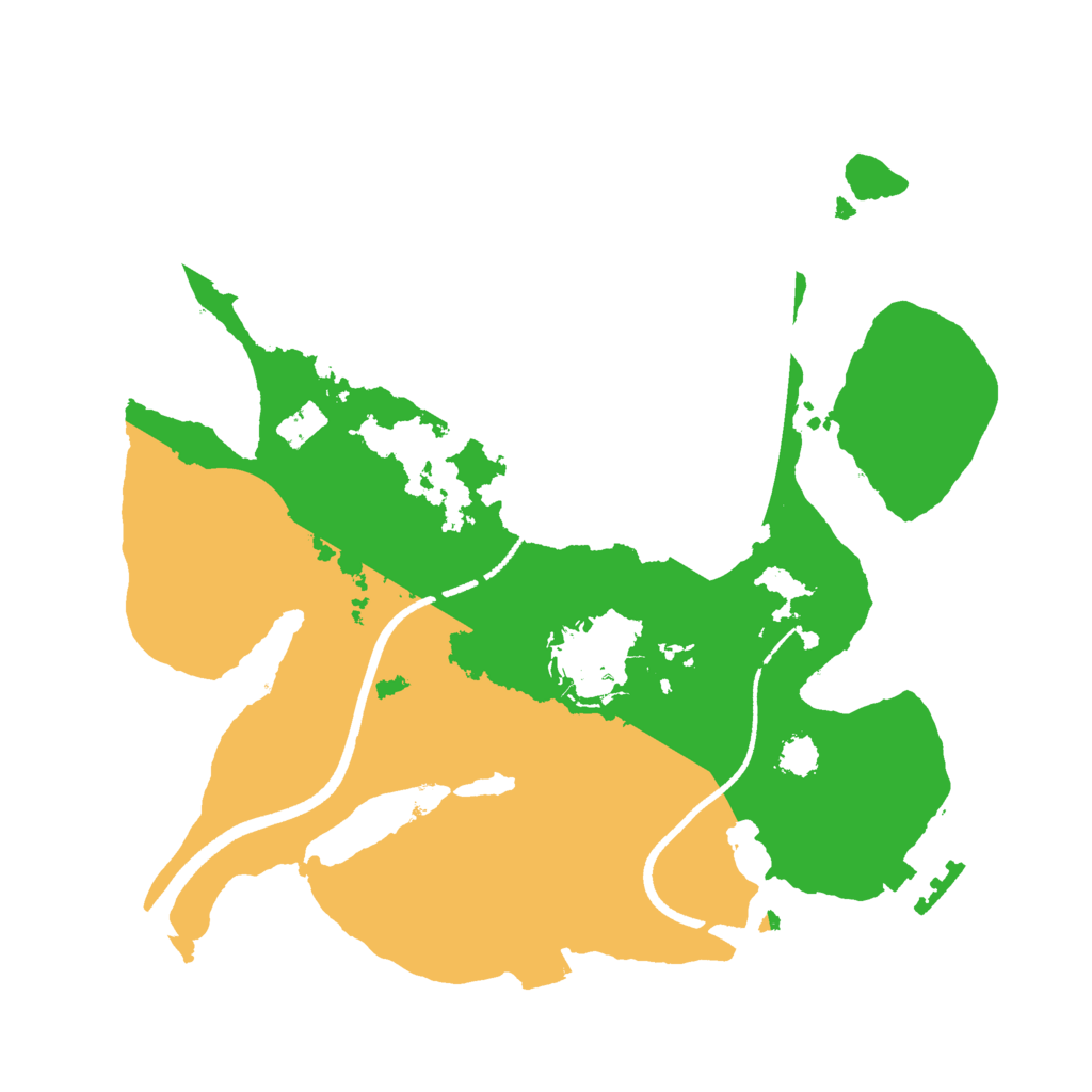 Biome Rust Map: Procedural Map, Size: 2500, Seed: 1772944641