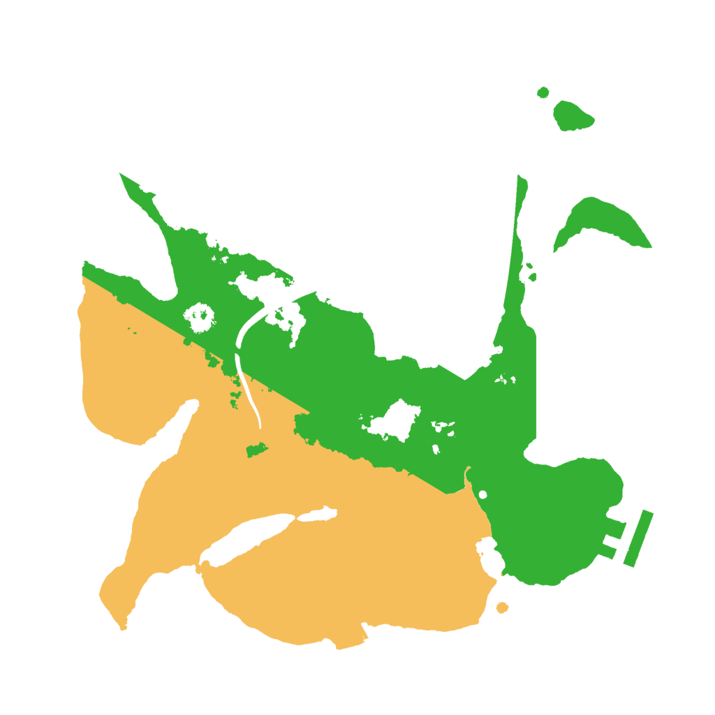 Biome Rust Map: Procedural Map, Size: 2500, Seed: 1772944641