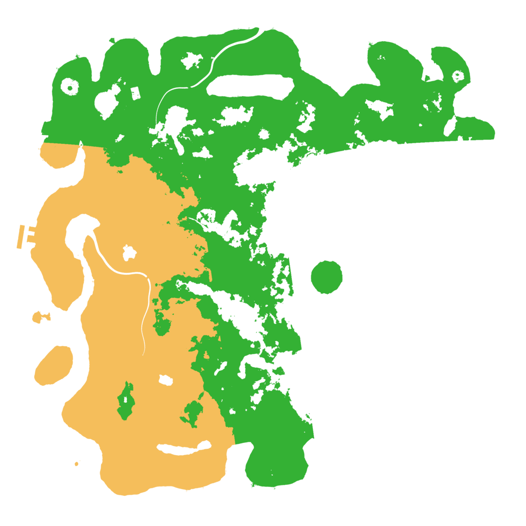 Biome Rust Map: Procedural Map, Size: 4500, Seed: 40464420